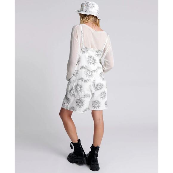 NWT- ONE TEASPOON CYMATIC PINI DENIM PLAYSUIT WH CYMATIC OVERALLS Sz:SM Ret$189 - Picture 5 of 8